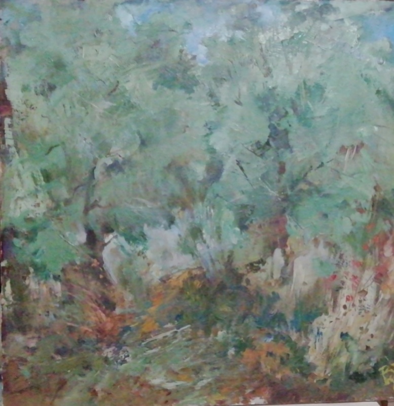 картинка Косолапов.В "Буйная зелень" 65*65 х.м. 1992г