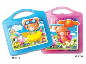 картинка Пастель масляная шестигранная 18 цв.