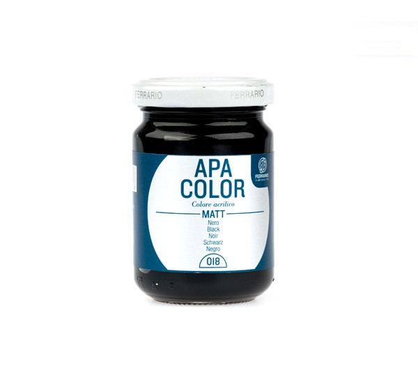 картинка Акрил APA COLOR 150 мл 18 Черный