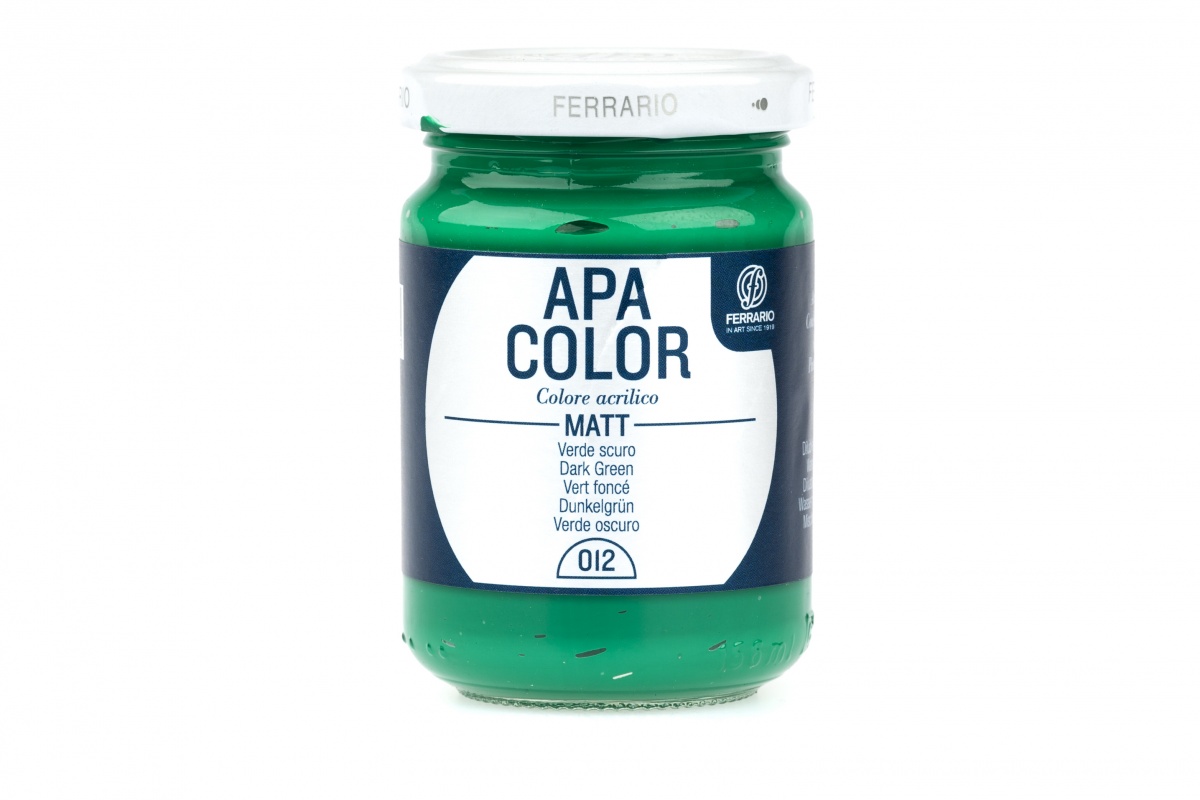 картинка Акрил APA COLOR 150 мл 12 Verde scuro