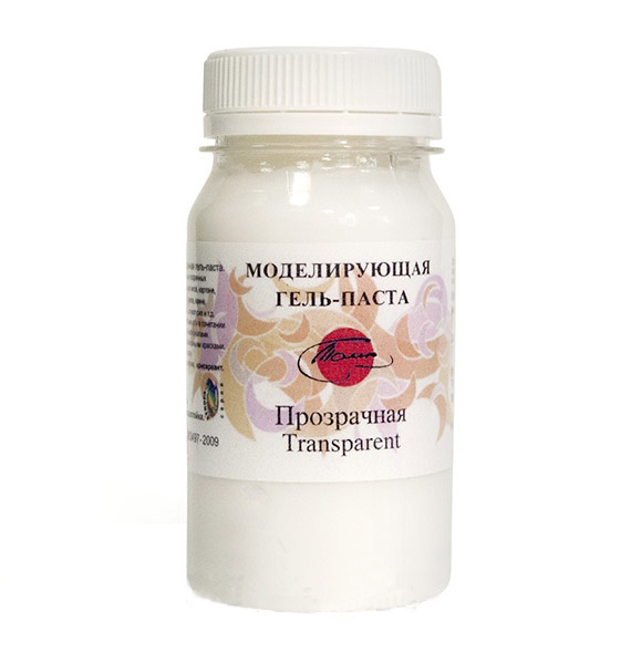 картинка Моделирующая гель-паста прозрачная, 100 мл