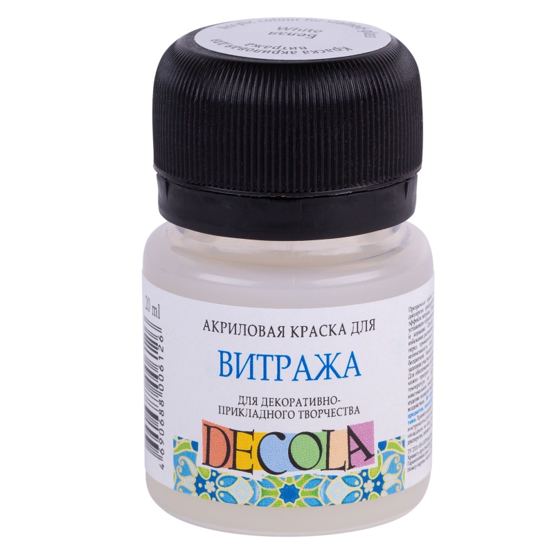 картинка Витраж Декола акрил белая 20мл