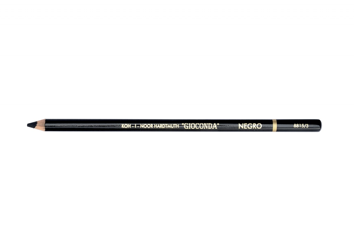 картинка Карандаш чернографитный угольный GIOCONDA NEGRO HB