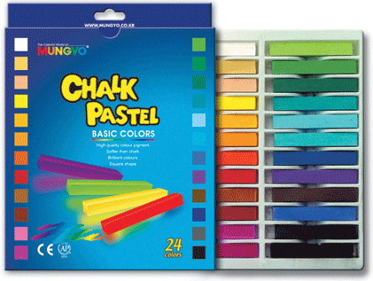 картинка Пастель сухая меловая профессиональная 24  цв