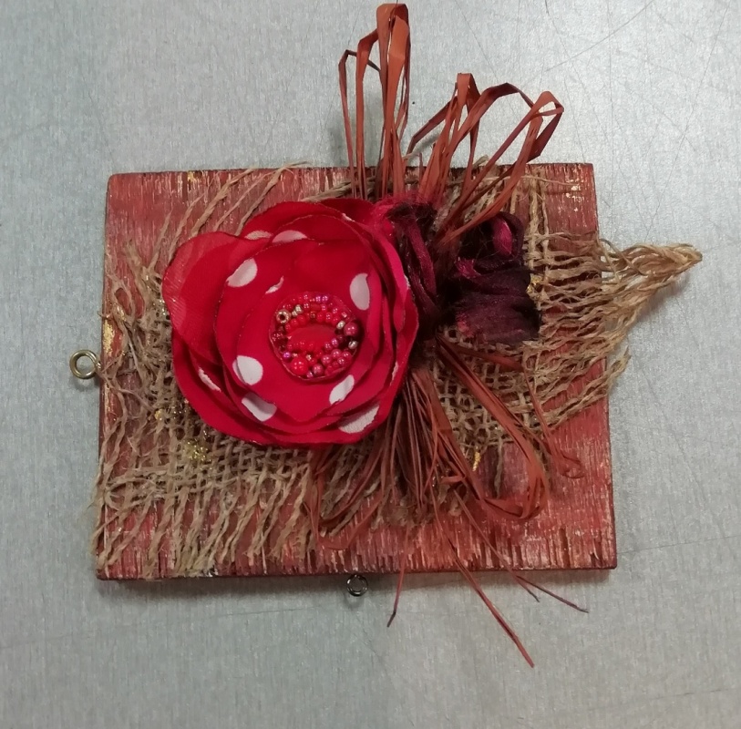 картинка Т.Адаменко  коллаж   " С цветком"