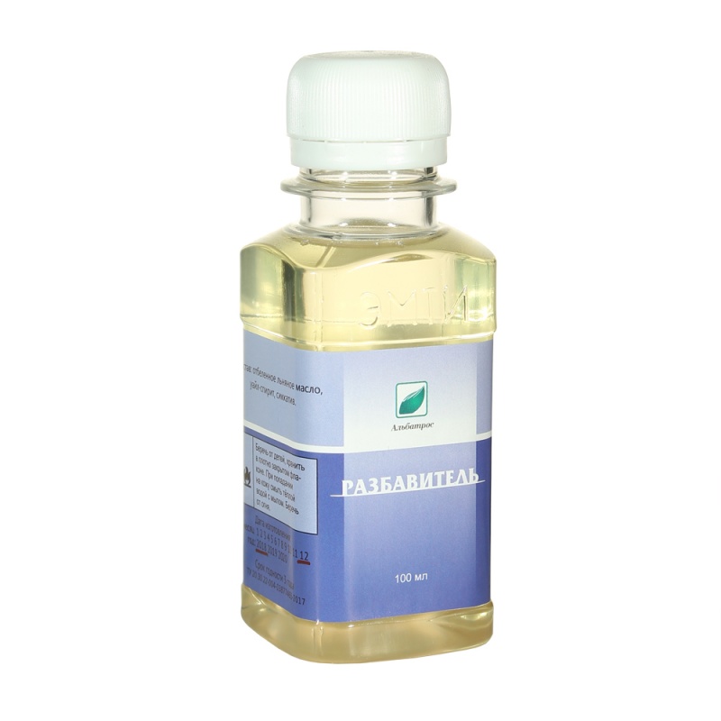 картинка Разбавитель масляный 100мл. "Альбатрос"
