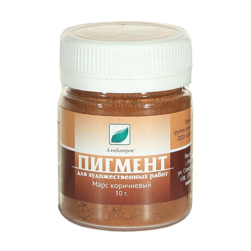 картинка Пигмент Марс коричневый 30 гр Альбатрос