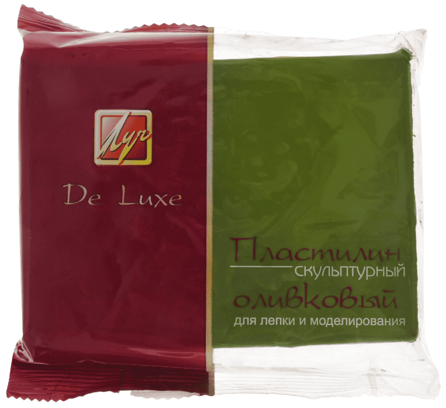 картинка Пластилин скульптурный Оливковый 300 г, Луч