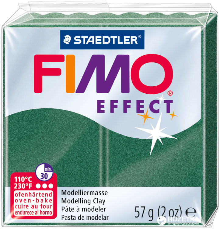 картинка Полимерная глина Fimo 58 opal green 56 гр