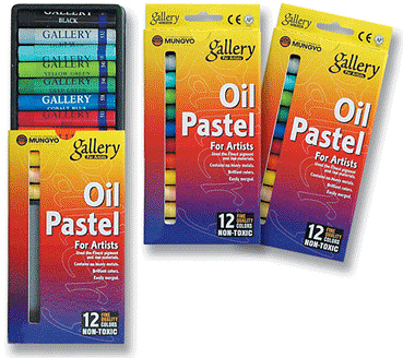 картинка Пастель масляная MUNGO 12 цв. профессион