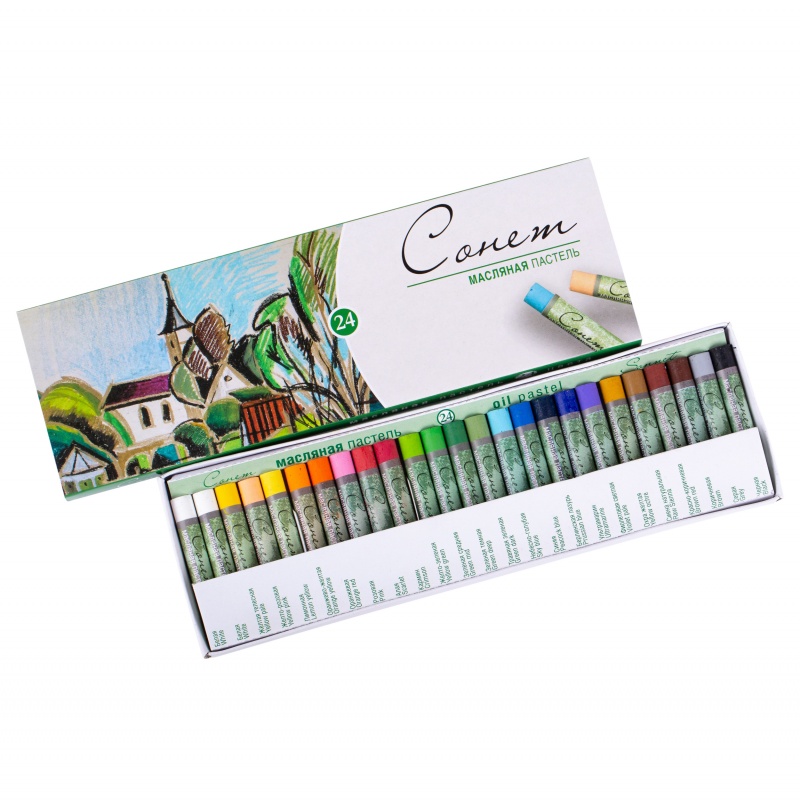 картинка Пастель масл.24 цв." Сонет"