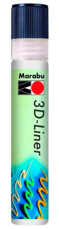 картинка Контур объемный 3D Liner 25 мл 670 белый