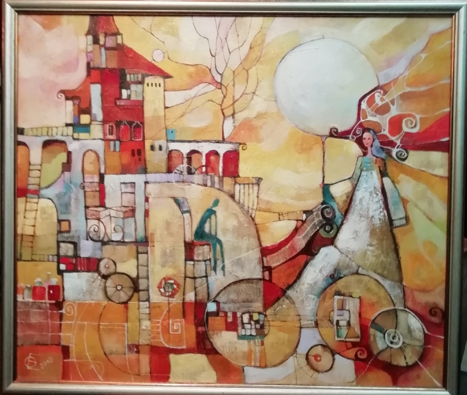 картинка Федулова " Фонарики" х.м. 60*70,2010