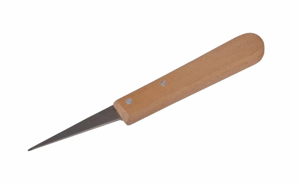 картинка Скульптурный нож DK11445, универсальный, ручка деревянная, Хоббитания