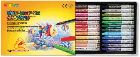 картинка Мелки акварельные трехганные 24 цв