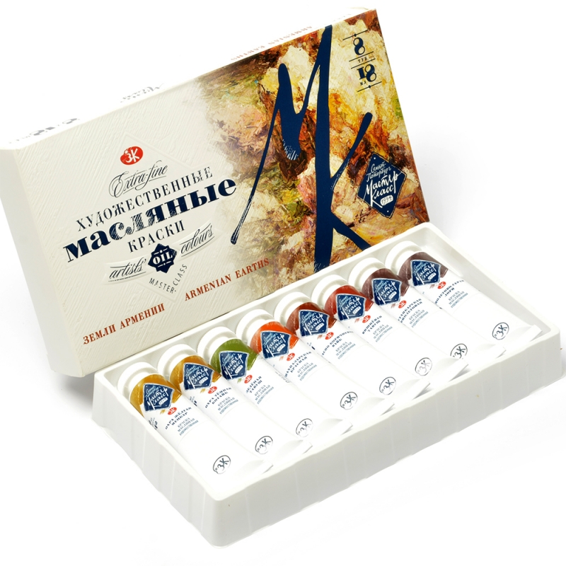 картинка Набор масляных красок "Земли Армении" 8цв*18 мл "Мастер Класс"