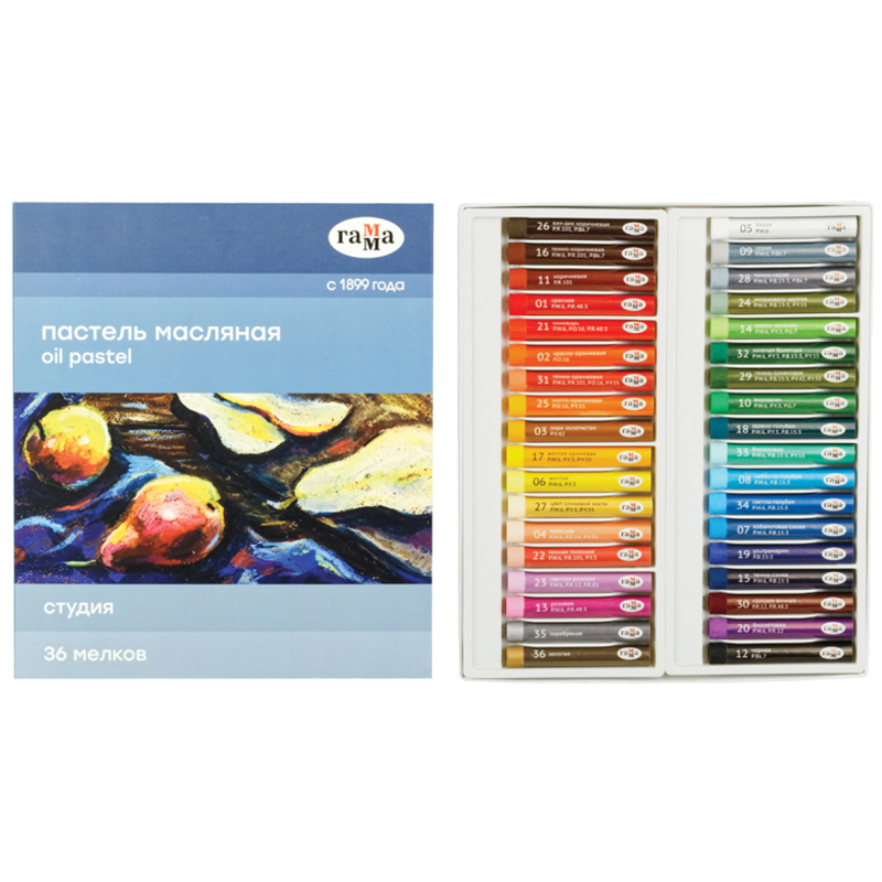 картинка Пастель масляная "Студия" 36 цв.