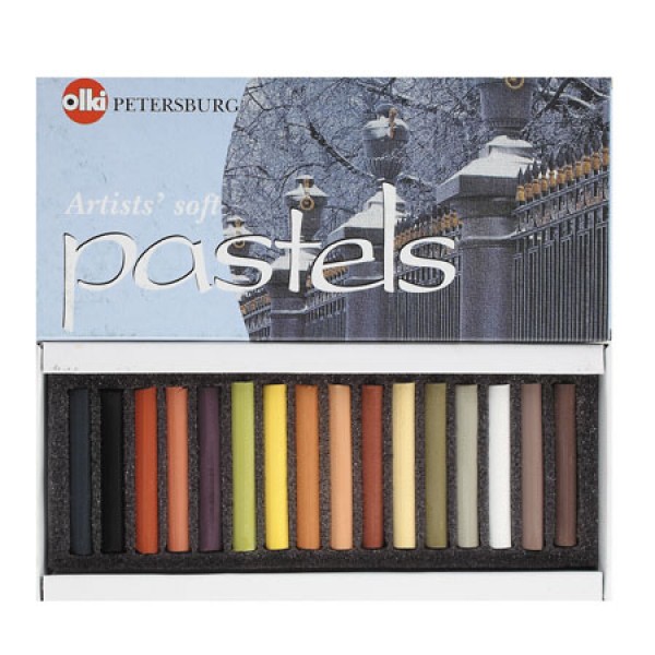 картинка Пастель художественная 16 цв ОЛКИ графика №15