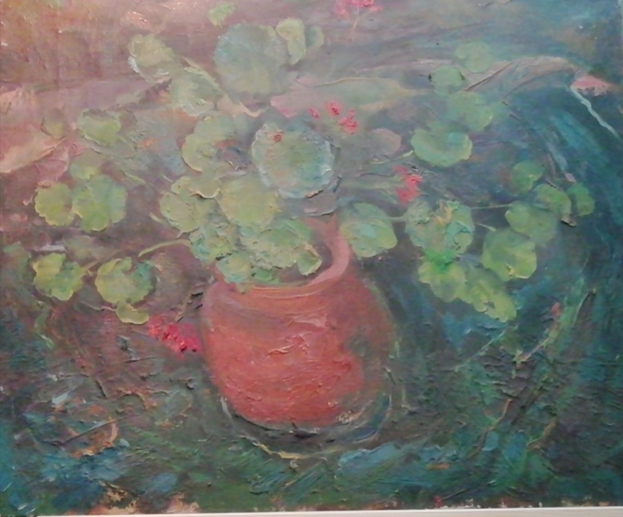 картинка Косолапов.В "Герань" 60*49 х.м. 1998г