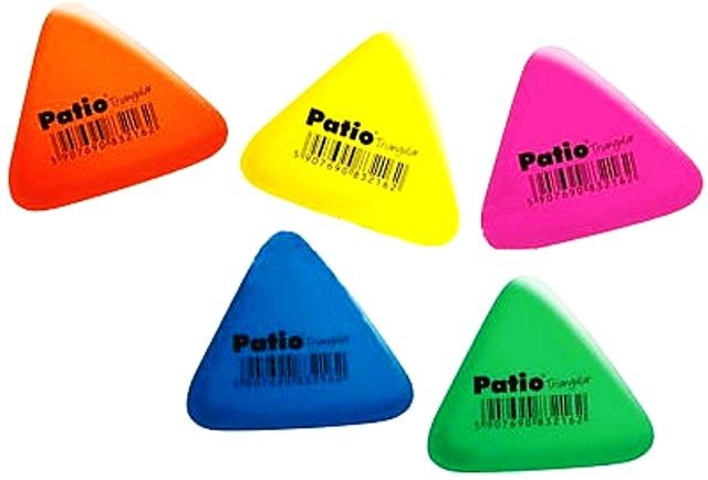 картинка Ластик для карандашей треугольной формы