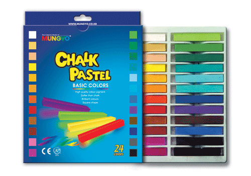 картинка Пастель сухая меловая прфессион 24 цв