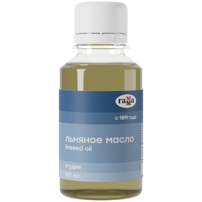 картинка Масло льняное Гамма "Студия", 100мл