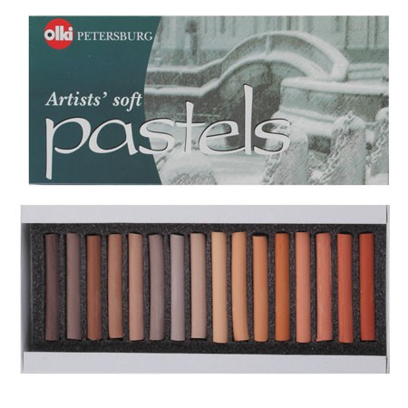 картинка Пастель художественная 16 цв ОЛКИ графика №17