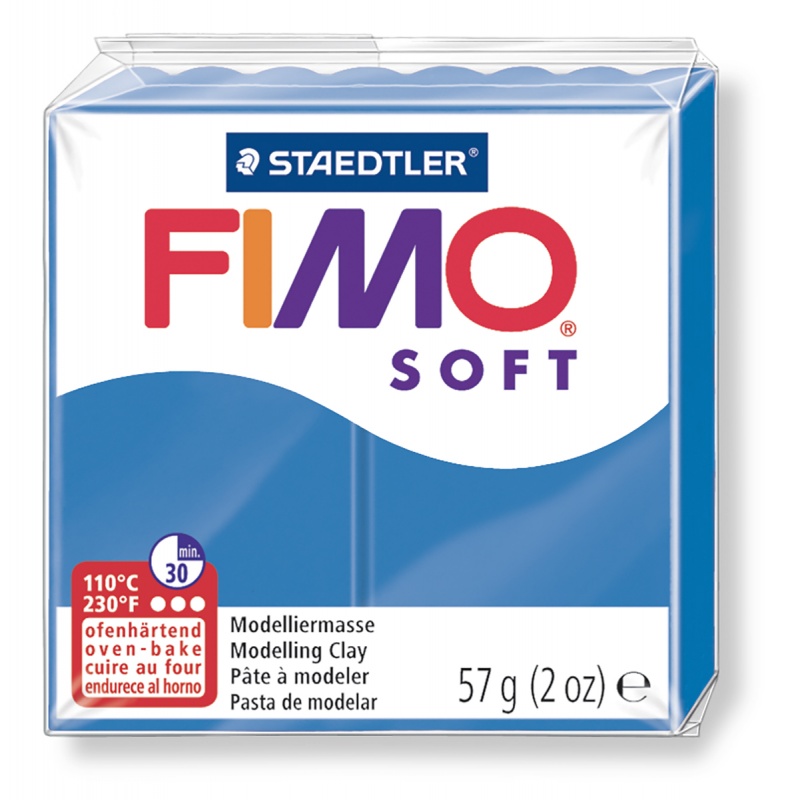 картинка Полимерная глина Fimo 37 pacific blue 56 гр