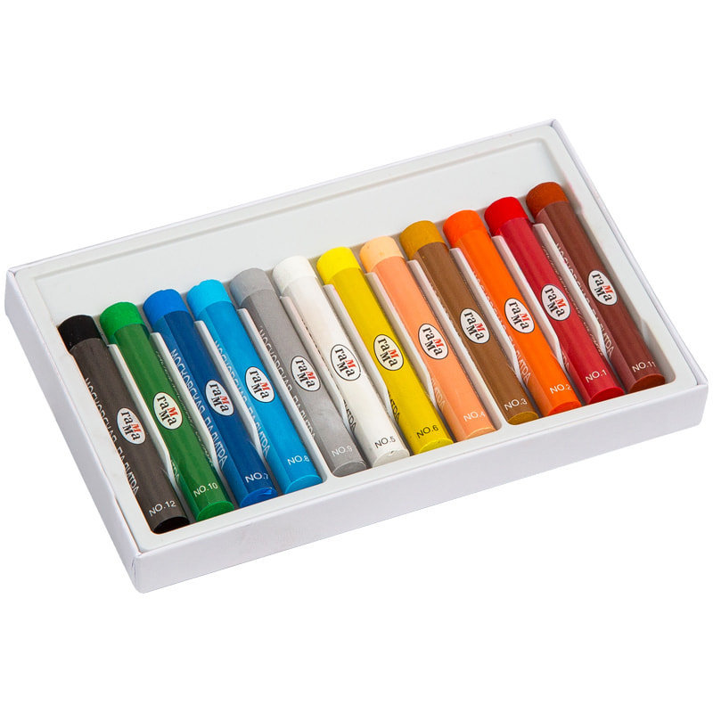 картинка Пастель масляная "Московская палитра" 12 цв.