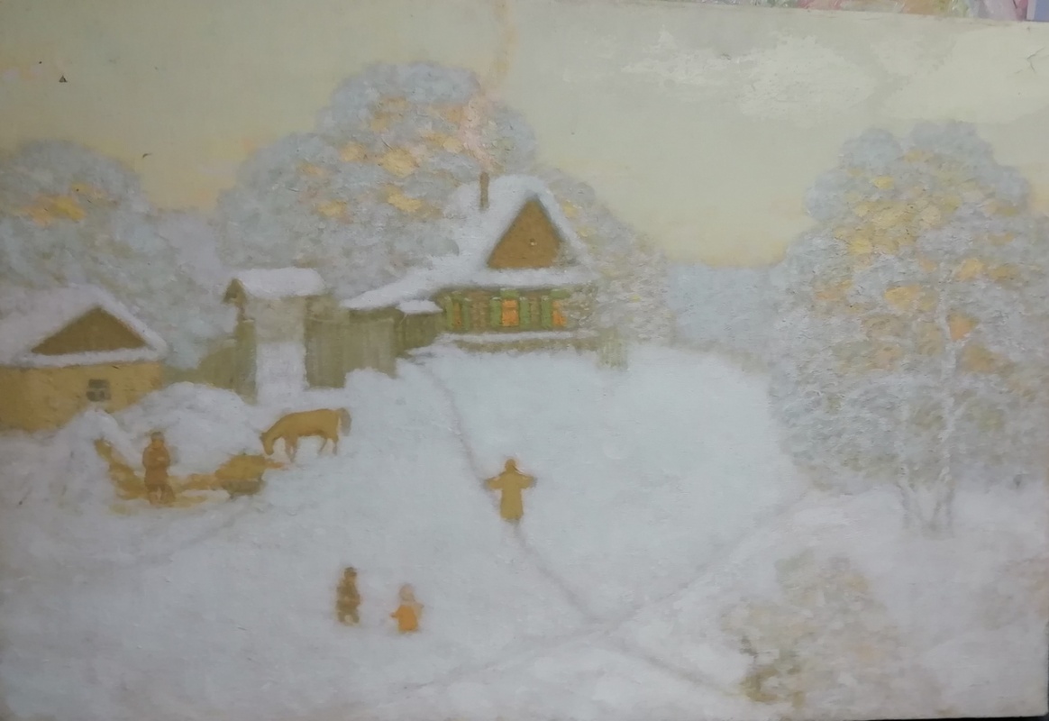 картинка Резаев С.Б. " Зима" х.м.87*59,2007