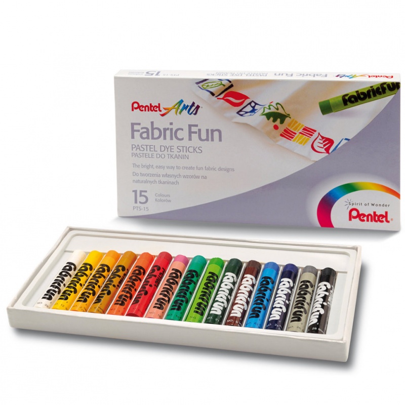 картинка Пастель для ткани FabricFun Pastels, 15шт