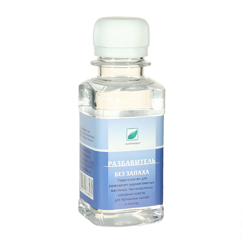 картинка Разбавитель без запаха 100мл. "Альбатрос"