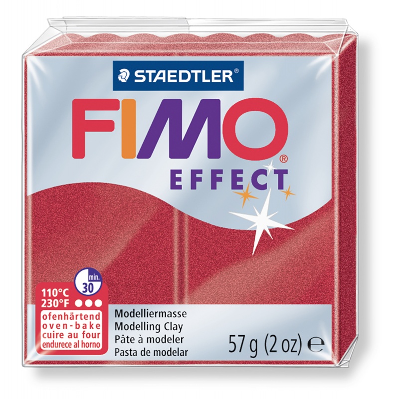 картинка Полимерная глина Fimo 28 ruby red 56 гр
