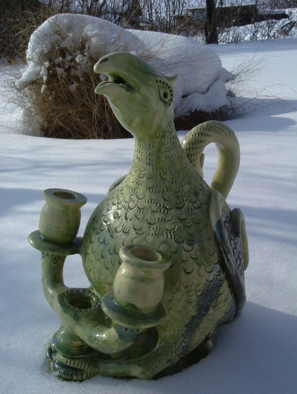 картинка Т. Лощинина  подсвечник " Скопа"