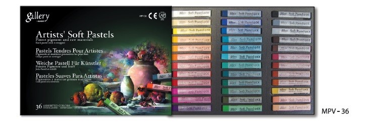 картинка Пастель MUNGYO мягкая проф. 36 цв. квадратная