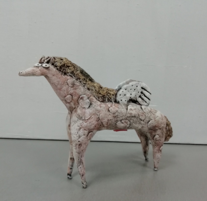 картинка Е. Трифонова " Пегас " глина