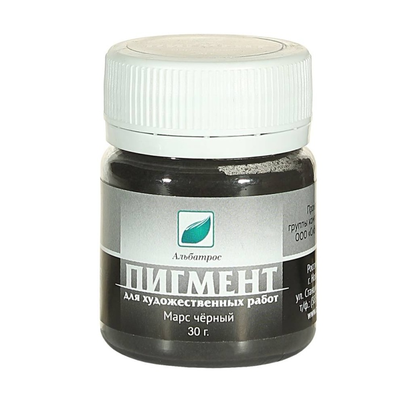 картинка Пигмент Марс черный 30 гр Альбатрос