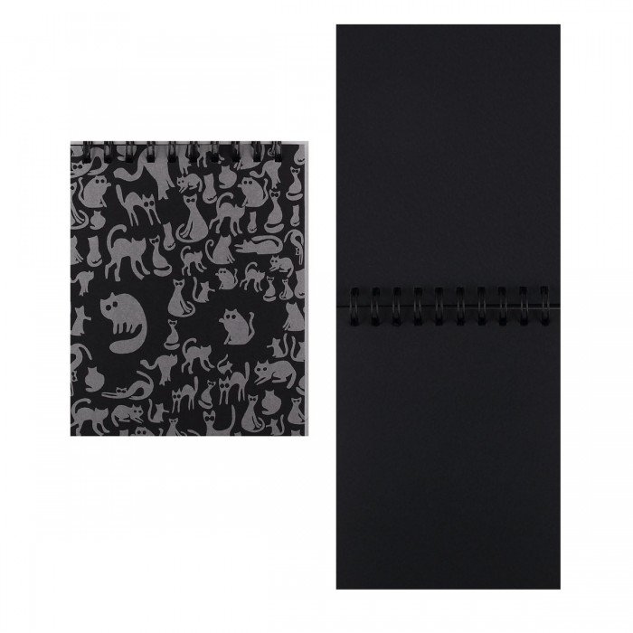 картинка Блокнот "Ночные коты" 40 л 145*180