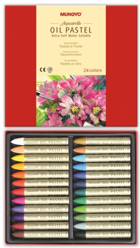 картинка Пастель MUNGYO  масляная 24 цв