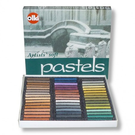 картинка Пастель художественная 48 цв. картон ОЛКИ (графика