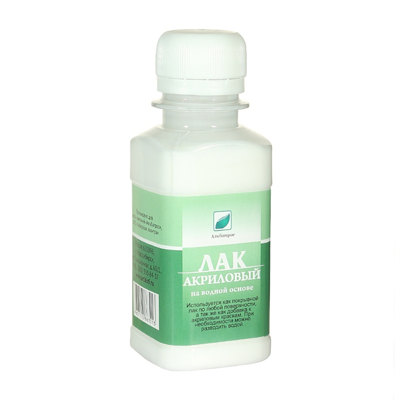 картинка Лак акриловый, 100мл Альбатрос