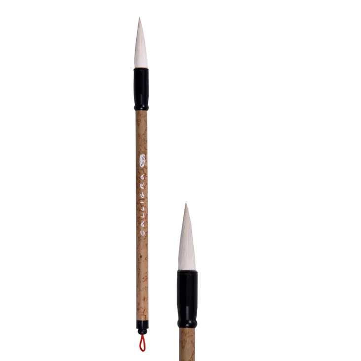 картинка Кисть серии CALLIGRA 254 коза, ручка бамбуковая, Хоббитания