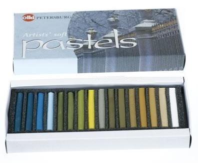 картинка Пастель художественная 16 цв ОЛКИ графика №11