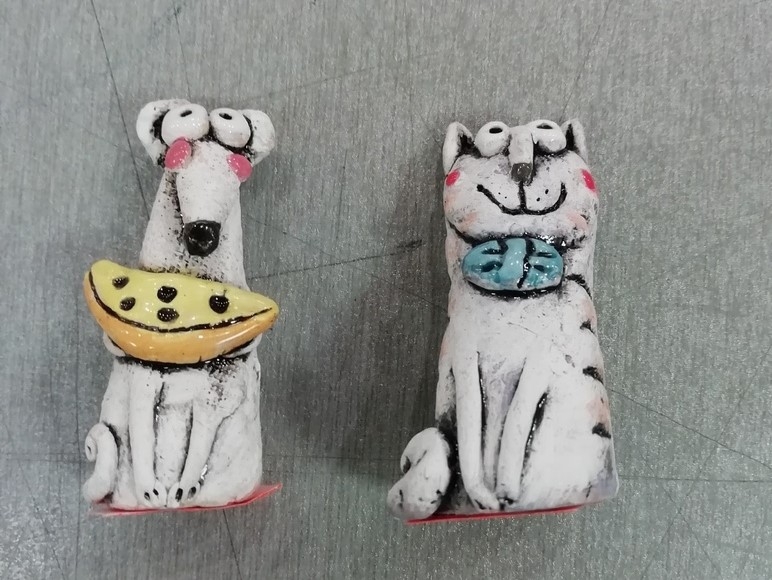 картинка Е. Трифонова  сувенир "Зверушка малая глазурованная"