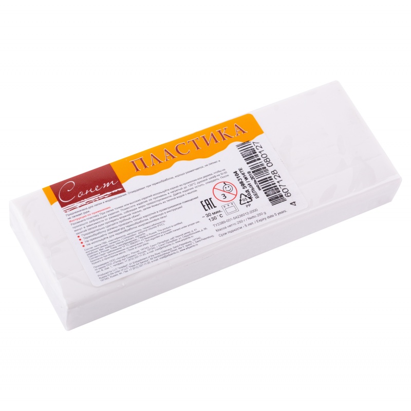 картинка Пластика "Сонет" белый 250 г