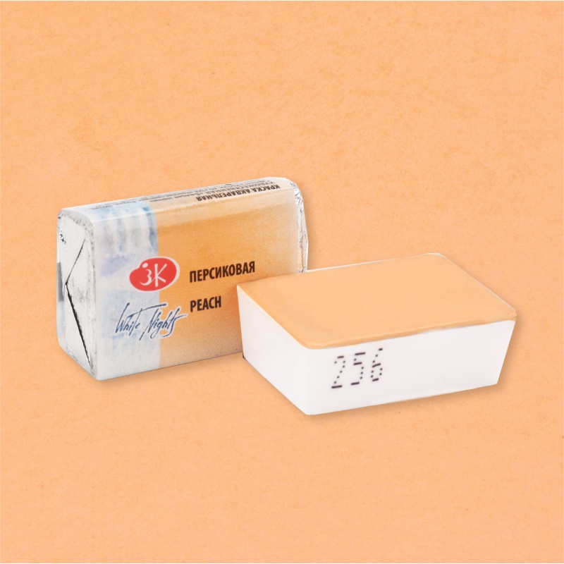 картинка Акварель в кюветах Персиковая, 2,5мл "Белые ночи"